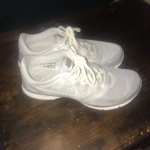 Grey Nike shoes